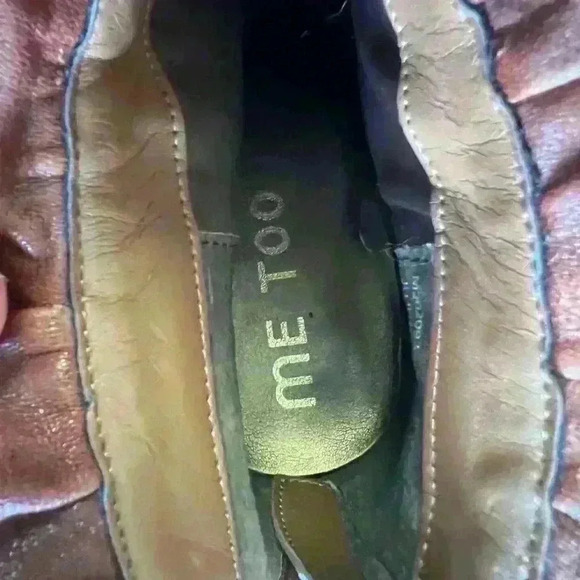 Me Too JuJu Ruffle Top Zip-Back Ankle Booties size 7 1/2 - Picture 12 of 16